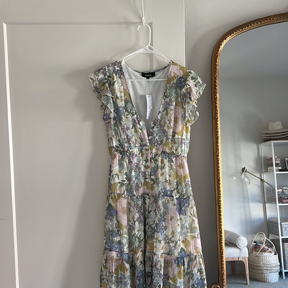 Floral Maxi Dress size M - Picture 3 of 4